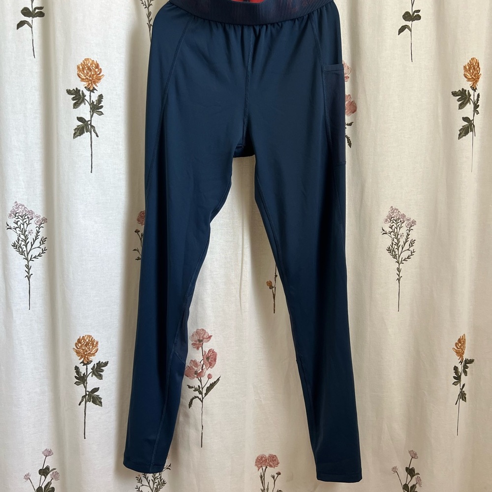 Adidas Navy Techfit Primegreen Leggings